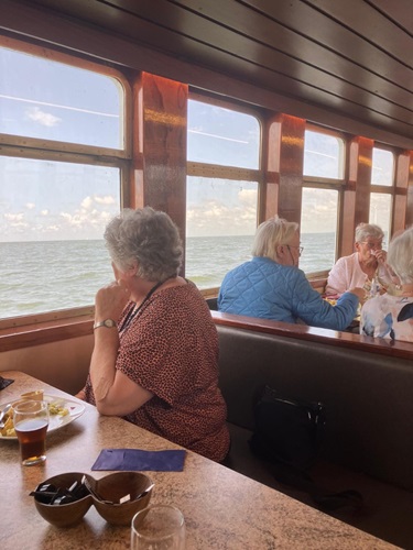 Lunch op de boot 